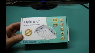 unboxing MORSAT mini HD 410 diamond