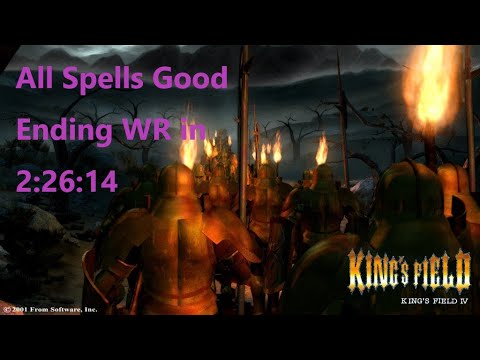 Kings Field IV The Ancient City Speedrun  All Spells Good Ending World Record in 22614