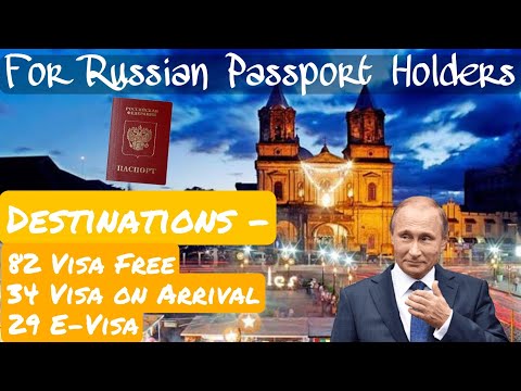 Video: List of visa-free countries for Russians in 2019