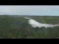 Helicopter flyover of fires and affected areas near Bordeaux | AFP