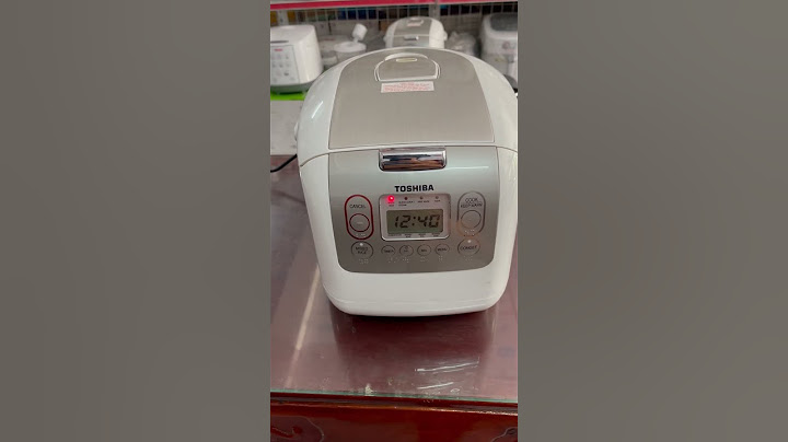 Hướng dẫn sử dụng nồi cơm điện tử Toshiba Thái Lan RC-18NMFVN và RC-10NMFVN