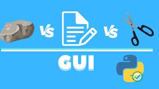 Python GUI Tutorial - How to create a GUI version of rock, paper, scissors using python screenshot 1