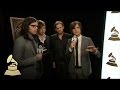 Kings of Leon backstage at the 52nd GRAMMYs | GRAMMYs