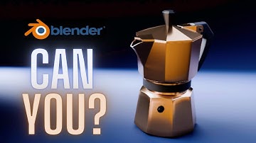 Transform Your Skills: Create a Stunning MOKA POT in Blender! | Beginner