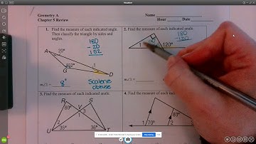 Chapter 5 Test Review #1 and 2