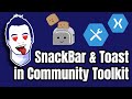 Show SnackBar and Toast Messages in Xamarin.Forms Apps