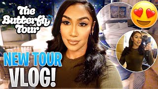 MY FIRST 2021 Butterfly Tour Vlog🦋 (TOUR LIFE + NEW CAMERA + ROOM TOUR)