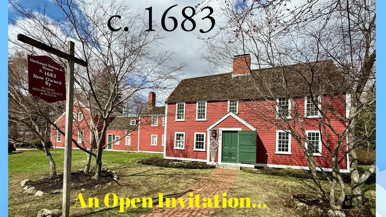 Дом Натаниэля Фелтона-младшего, около 1683 г., Пибоди, Массачусетс — Кусочки истории: Новая Англия