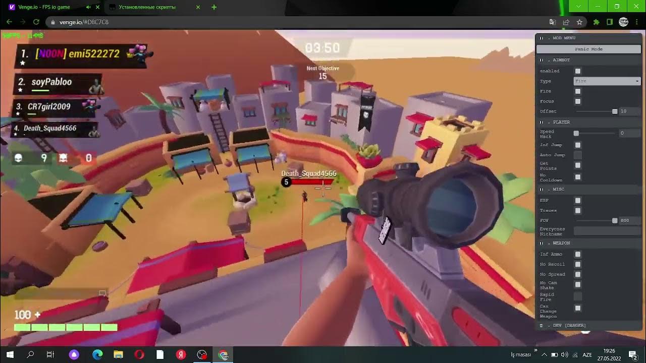 Venge .io hacks 2022 YouTube