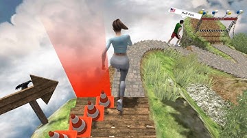 FIRST TIME PLAYING - Walk King - Race on Stairs (Android, iOS) Gameplay Part 1