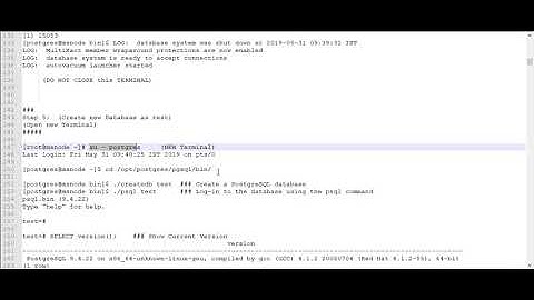 Step by Step  PostgreSQL Database Installation in Ubuntu, RHEL and CentOS