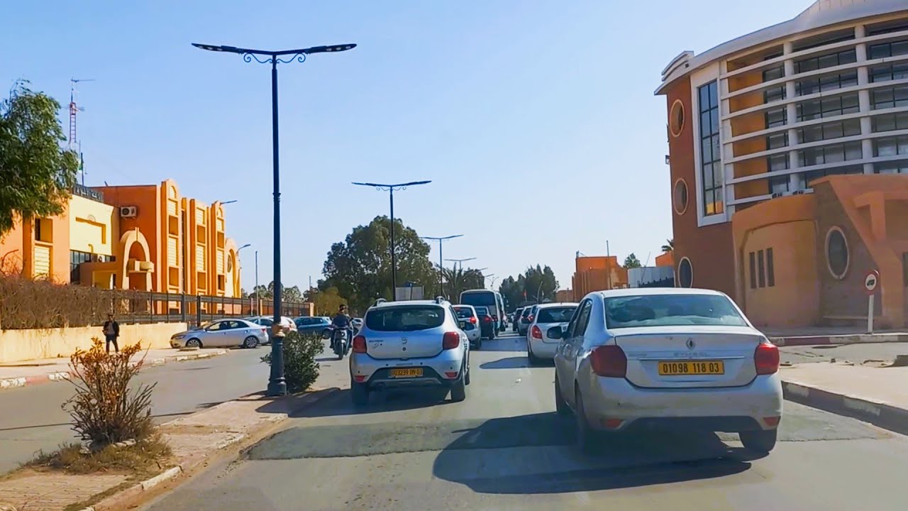 لأول مرة في قناتنا تابعو جولة استكشافية في مدينة الأغواط NEW SCENIC DRIVE IN LAGHOUAT ADMIN CITY