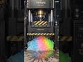 I Put marshmallows,Oreo and neon cubes Under a Hydraulic Press…