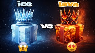 Choose Your Gift Box One Is Good, One Is Bad Lava Vs Ice Box
