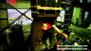 forged steel ball by robot and cnc hydraulic forging hammer