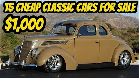 15 Classic Cars from the 1940s to 1970s You Can Buy for $1,000 to $35,000!