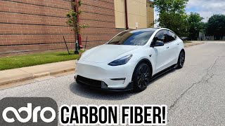 Match Highlights The ADRO Carbon Fiber Kit is here for my Tesla Model Y!