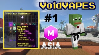 I fought the #1 Skywars Player in Asia...