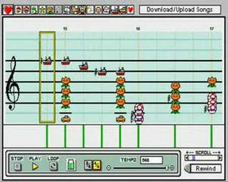 My version of... Sandstorm in Mario Paint Composer
