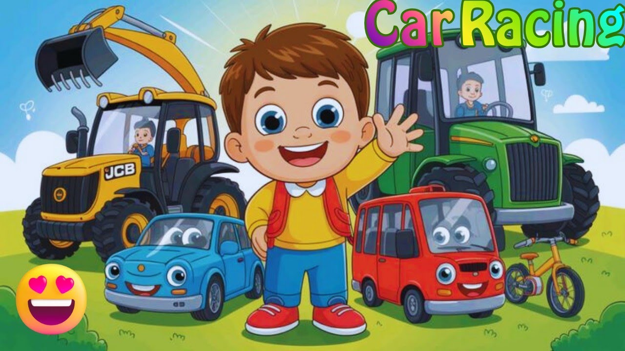 The Best Kids Car Racing Game Ever Made😇|| Kids Gaming || Children Education Animation