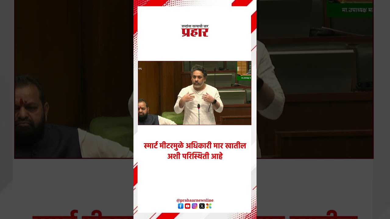 Nilesh Rane | स्मार्ट मीटर प्रश्नावर आमदार निलेश राणेंनी धक्कादायक माहिती | Monsoon Session