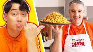 Uncle Roger Review CRAZY ITALIAN CHEF Egg Fried Rice