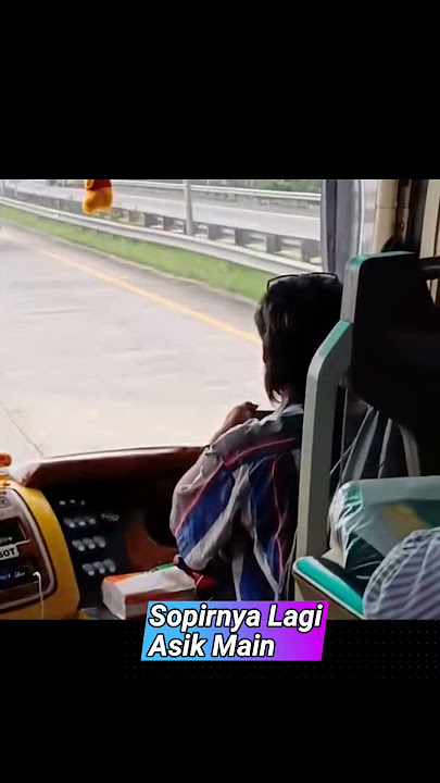 Lihat nih sopir bus skill dewa