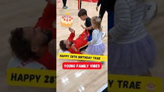 Trae Young Shares INCREDIBLY Wholesome Moment With His Kids For 28th Birthday! 🏀🔥👀 #nba  #basketball