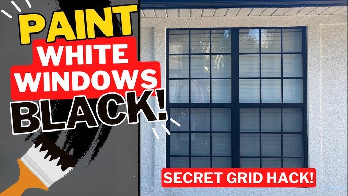 HOW TO PAINT VINYL WINDOWS WITH GREAT RESULTS! Sanding or NOT? 