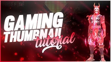 professional gaming thumbnail editing tutorial in ps cc || ps touch editing tutorial#1