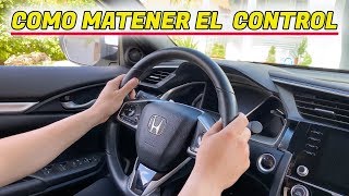 COMO CONDUCIR UN AUTO EN LINEA RECTA/LECCIONES PARA PRINCIPIANTES