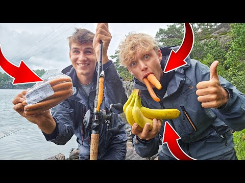 The impossible challenge - Can we catch pike with sausage, carrot, and banana in one day?!