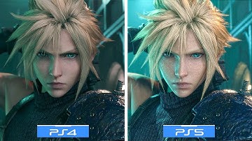 FF7 Remake PS4 Pro Vs FF7 Remake Intergrade PS5 Graphics Comparison
