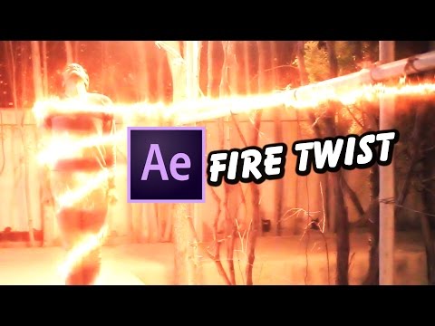 Visual Effects Fire Twist Tutorial with VideoCopilot SABER | After Effects