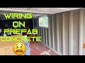 Rookie mistake   wiring inside a prefabricated garage  testing  electrical life