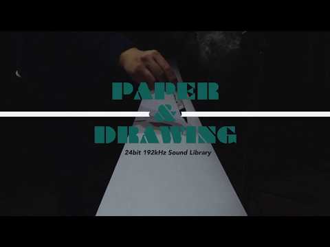 PAPER-DRAWING sound library preview
