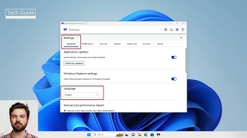 Step-by-step tutorial of how to change language with Malwarebytes