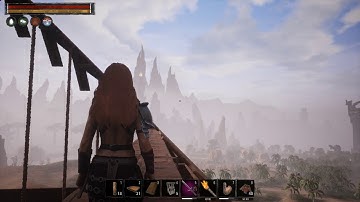 Conan Exiles Building Huge Pyramid in official server
