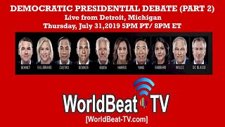 Live: Democratic Party Presidential Debate, Detroit, Michigan  (Part II)