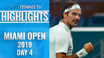 Federer made to fight; Ferrer takes down Zverev | Miami Open 2019 Day 4 Highlights