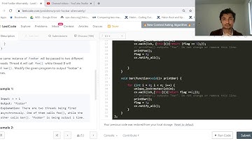 1115. Print FooBar Alternately(Leetcode Concurrency Section)