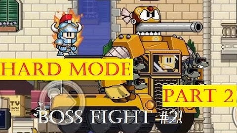 Dan The Man [HARD MODE] Walkthrough Gameplay Part 2 - Stage 2 Boss fight 2!