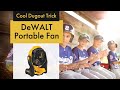 DeWALT Portable Fan, Your Best Friend At The Baseball Park