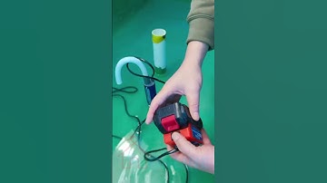 Máy bơm chìm hút nước, dầu mini dùng pin máy khoan vít.