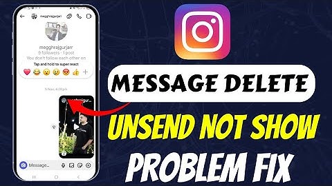 Instagram Messages Delete Option Not Showing Today || Instagram Messages Unsend Option Not Showing