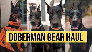 DOBERMAN GEAR HAUL l OUR FAV DOBIE GEAR