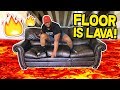 THE FLOOR IS LAVA!! | Hot Lava