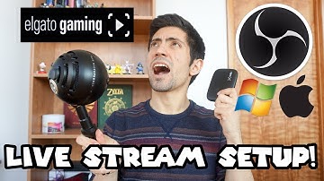 My Live Stream Setup! (+ How to Setup a Gameplay Stream in OBS for Mac/PC)
