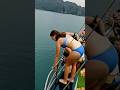 🌞Alba and the Skateboarding game during summer vacation at Cat Ba Bay #waterslide #beach