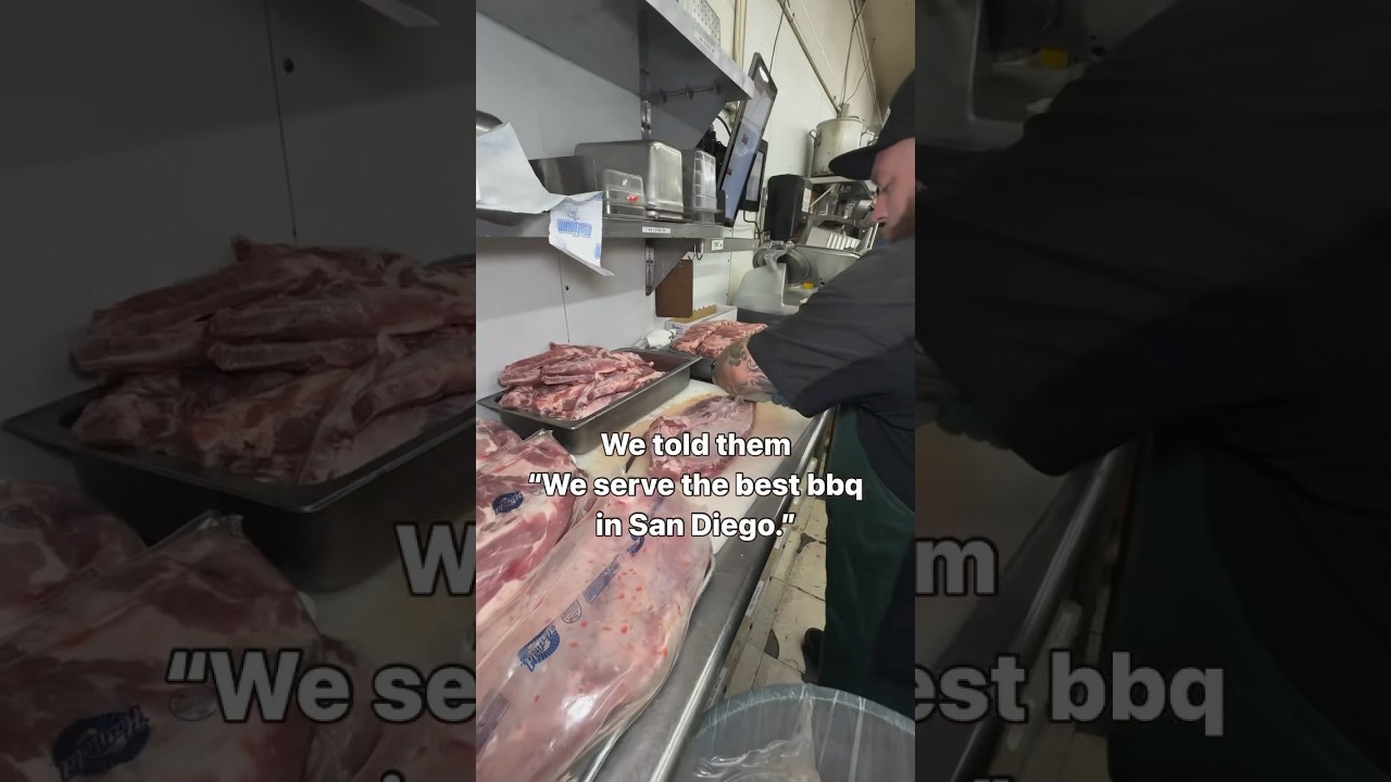 We serve the best bbq in San Diego! Cali bbq!